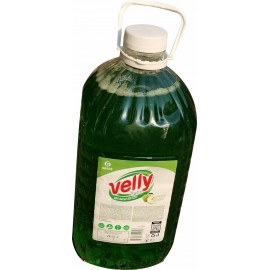 Средство для мытья посуды  Velly light 5л зеленое яблоко